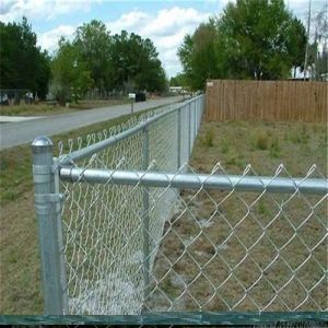 Buy cheap 8ft HIGH X 25ft ROLLS Diamond Galvanized Chain Link Fence Panels Abrasion Proof from wholesalers