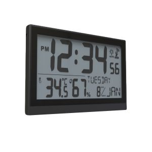 Buy cheap Function In-Out Temperature and Humidity RC Alarm Clock with LUMINOVA from wholesalers