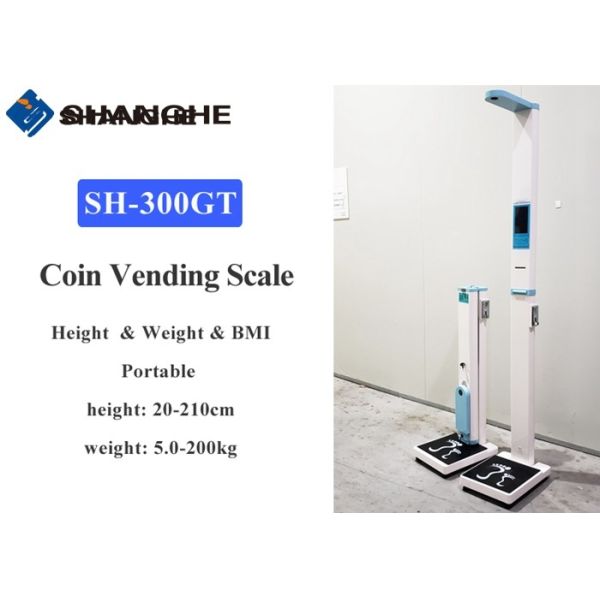 Quality Portable Ultrasonic Height And Weight Machine , 50HZ / 60HZ Health Check Machine for sale