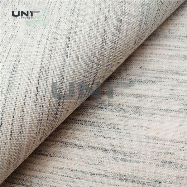 Quality smooth and elastic hair interlining for men‘s suit by 150cm width for sale