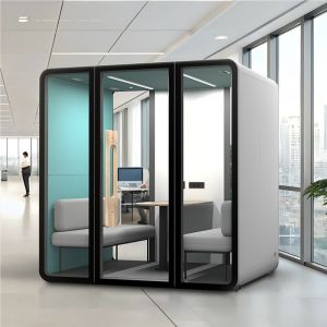 Buy cheap 50HZ - 60HZ Portable Privacy Booth Noise Cancellation Soundproof Work Pod from wholesalers