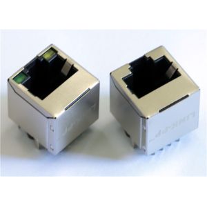 Buy cheap 1X1 Vertical  Entry RJ45 Modular Jack LPJE681XDNL , 8P8C Shielded RJS-D0610-5NN-35 from wholesalers