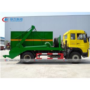 Buy cheap Sinotruk Homan 4x2 10CBM Skip Loader Swing Arm Garbage Truck from wholesalers