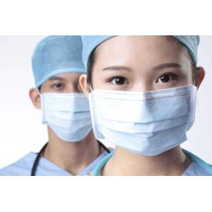 Buy cheap Free Sample Blue Procedural Face Masks With Earloops from wholesalers