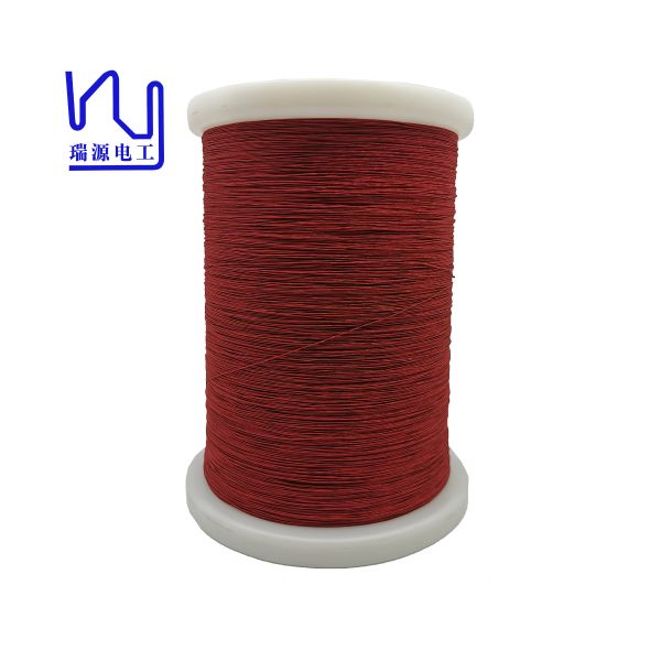 Quality 0.07mm Ustc Litz Wire Polyester Served Silk Covered Copper For Transformer for sale