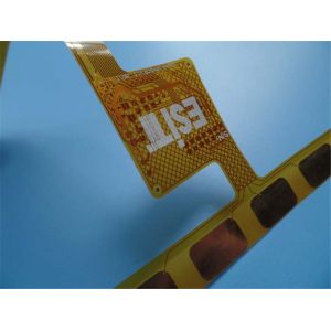 Buy cheap Double-sided flexible PCBs 0.15mm thick Polyimide PCBs Yellow Coverlay FPC PCB for analog device from wholesalers