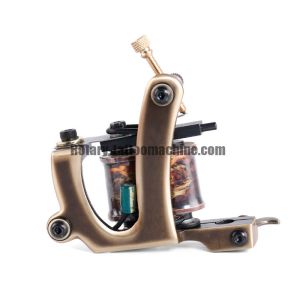 Buy cheap Handmade Coil Tattoo Machine Brass Liner Shader Custom Tattoo Gun No Hurning Hot from wholesalers