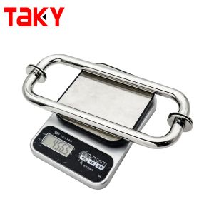 Buy cheap Modern Back to Back Towel Bar Frameless Stainless Steel Shower Glass Door Pull Handle from wholesalers