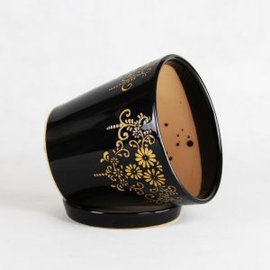 Customizable Ceramic Pots For Gardening In Different Colors