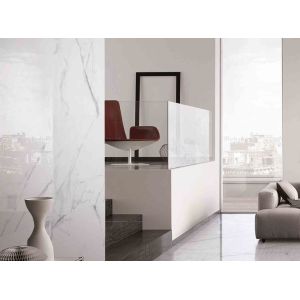 Buy cheap Anti Bacterial Carrara Marble Ceramic Tile With Fine Air Permeability from wholesalers