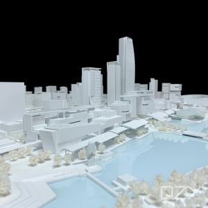 Buy cheap Conceptual Architectural Model Making Supplies Service Aecom 1/1000 from wholesalers