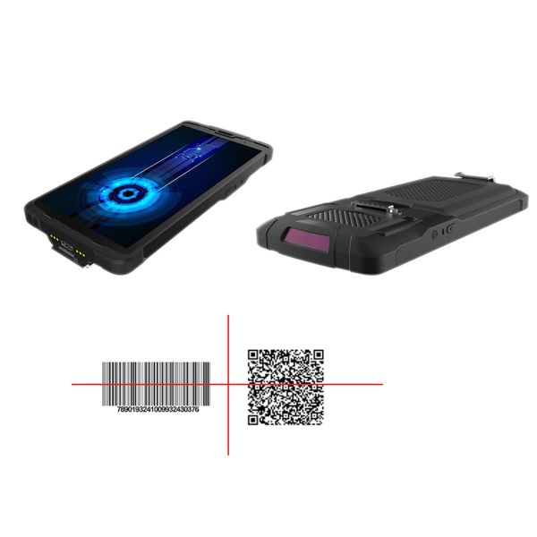 Quality NFC PN548 BT4.0 BLE Barcode Scanner PDA 6000mAh Handheld Pda Devices for sale