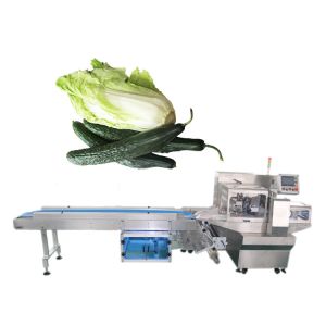 Buy cheap Three Servo Motors CE Vegetable Cucumber Wrapping Machine from wholesalers