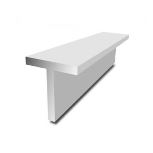 Buy cheap 6063 Customized Extruded Aluminum Angle Aluminium T Section from wholesalers
