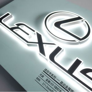 High Brightness LED Light Stainless Steel Letters Electronic Signs Luminous