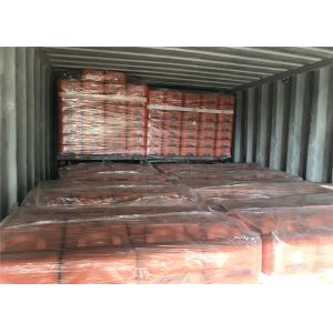 Buy cheap HDPE Temporary Fencing Base for Construction Panels 2.1mx2.4m OD 40mm wall thick 42 microns HDG from wholesalers