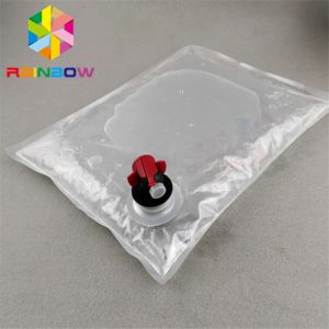Beverage Spout Pouch Packaging 3L 5L 10L Custom Printing Aseptic Bib Bag In Box