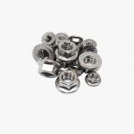 Buy cheap DIN6923 Hex flange nuts lock nuts serrated Hexagon Nuts With Flange sus304 stainless stee from wholesalers