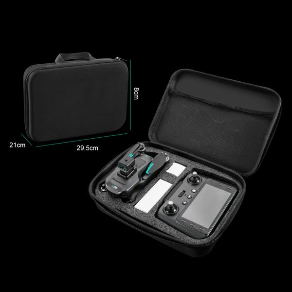 Plastic S159 5g Wifi Fpv Gps Quadcopter Drone 4khd Dual Cameras 25 Minute Endurance Obstacle Avoidance Led Large Screen Remote Rc Drone