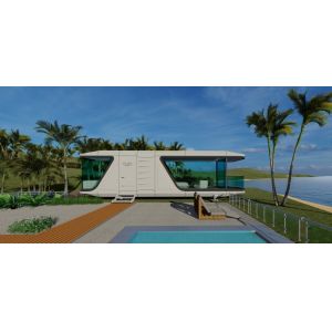 Buy cheap Steel Frame Prefabricated Detachable Container Capsule House Adapted For Resort Camping Life from wholesalers