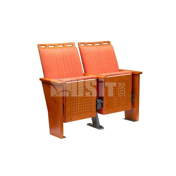 Quality Steel Structure Base Wood Arm Lecture Hall Seating for sale