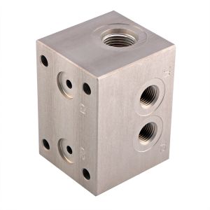 Buy cheap Aluminum Hydraulic Manifold Threaded Cartridge Valve Manifold CNC Machining Services from wholesalers