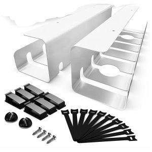 Buy cheap 2 Pack Steel Under Desk Cable Management Tray for Perfect Office and Home Storage Rack from wholesalers