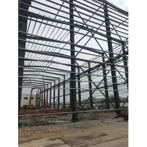 Buy cheap Portal Frame Workshop Steel Structure High Strength Bolts Connecting With Paint from wholesalers