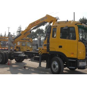 Buy cheap Mobile Commercial 6.3T Knuckle Boom Truck  Mounted Crane with hydraulic arms  For Safety Transport from wholesalers