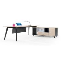 Buy cheap Simple Practical Modern Office Furniture , Boss Office Desk Smooth Lines Strong product