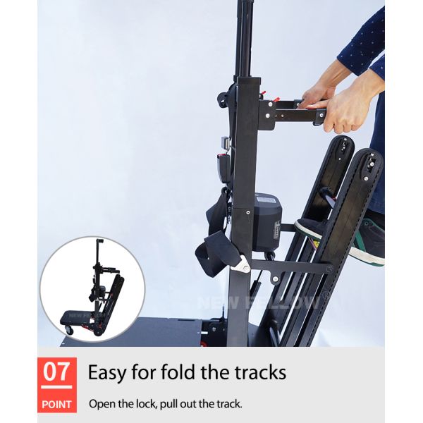 Durable Black Color Stair Climbing Trolley For Cargos , Stair Walker Trolley