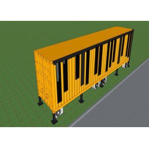 Buy cheap Living 26 SQM 40foot Mobile Temporary Container Office from wholesalers