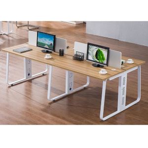 Modern style melamine faced wooden executive office desk staff workstation