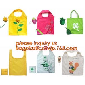 Foldable Grocery Totes, Pocket Eco Friendly Polyester Waterproof And Lightweight