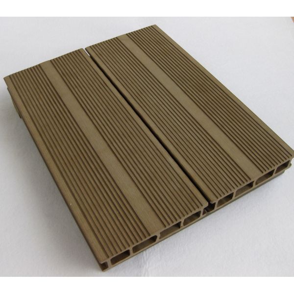 Buy cheap Walnut Color WPC Composite Decking / Recyclable Walkways Deck For Garden from wholesalers