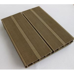 Buy cheap Walnut Color WPC Composite Decking / Recyclable Walkways Deck For Garden from wholesalers