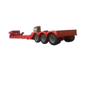 Buy cheap ABS Anti-lock Braking System Low Bed Semi Trailer Heavy Duty Low Loader Truck Trailer from wholesalers