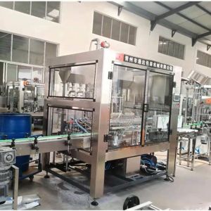 Servo Motor Piston Honey / Sauce Bottle Filling Machine Automatic