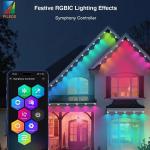 Buy cheap RGBIC LED Christmas Lights Under Eaves IP68 Waterproof For Outdoor Decoration from wholesalers