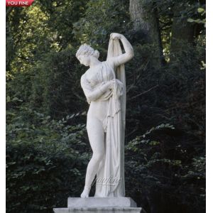 Buy cheap Outdoor Hand Carved Venus Callipyge Antique Marble Lady Statue from wholesalers