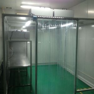 Buy cheap ISO Class 5 Modular Clean Booth with Anti-Static PVC Curtains from wholesalers