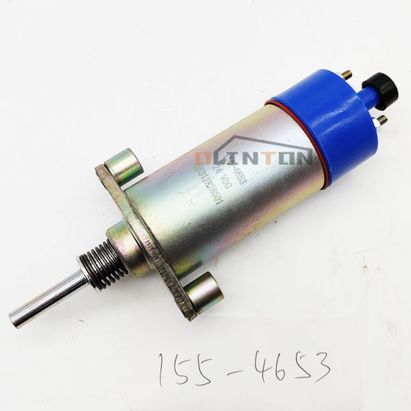 Excavator Parts 24V Engine Stop Solenoid Valve 155-4653 for CAT E330B E330C E330 3306