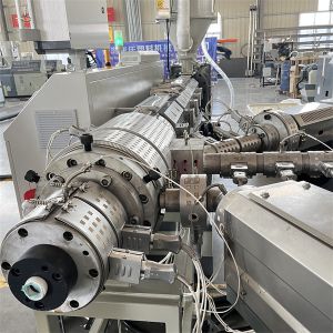 Building Drainage Twin Screw Extrusion Line 16-40mm Sewage PVC Pipe Making