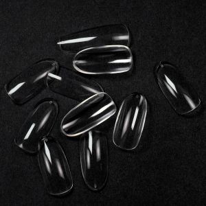 Buy cheap MSDS Certification Included Plastic Artificial Nails Customized Full Cover Nail Tips 100 Pcs French Short C Curve Xl from wholesalers