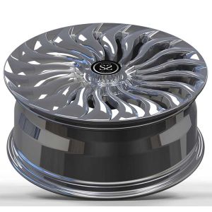 S500 W222 Chrome Custom 1PC Forged Wheels 20x8.5J