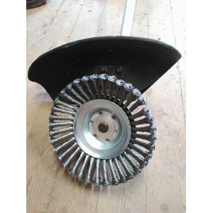 Buy cheap Professional Knotted 200mm sweeper Weed brush for grass trimmer from wholesalers