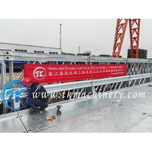 76m Span Bailey Bridge For High Load Capacity And Pained Or Galvanized Surface