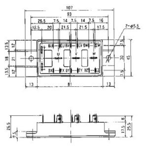 Buy cheap IGBT Power Module 6DI30M-050 POWER TRANSISTOR MODULE  FUJITSU IGBT Power Module from wholesalers