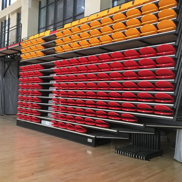 Quality Aluminum Alloy Retractable Bleacher Seating With Custom Options for sale