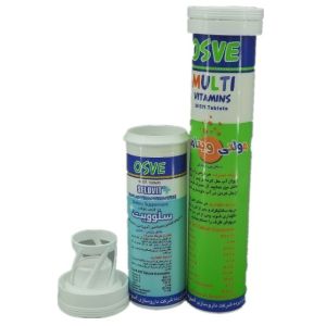 27mm Diameter Biodegradable Vitamin C Effervescent Tablets Tube with Custom